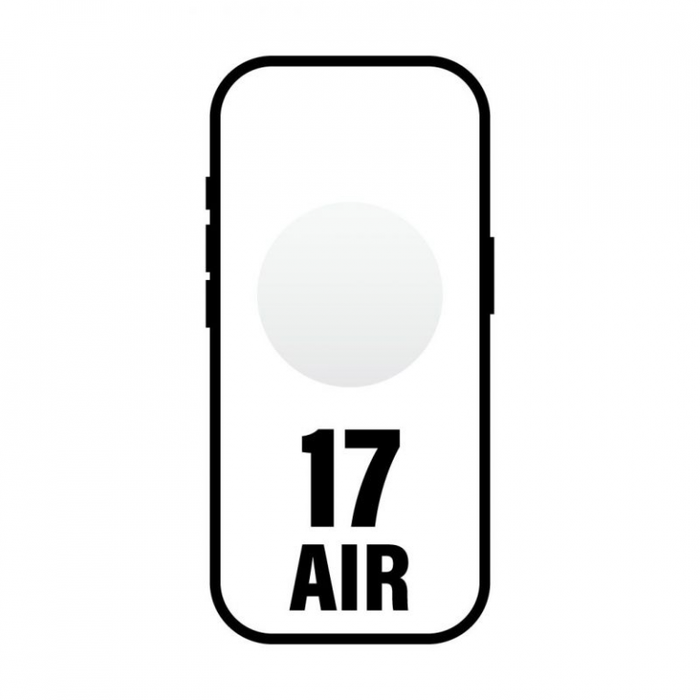 Smartphone Apple iPhone 17 Air/ 256GB/ 6.5"/ Blanco Nube