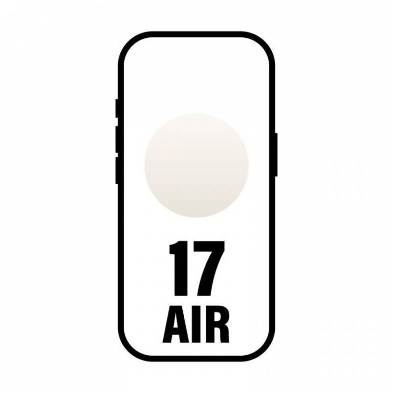 Smartphone Apple iPhone 17 Air/ 256GB/ 6.5"/ Dorado Claro