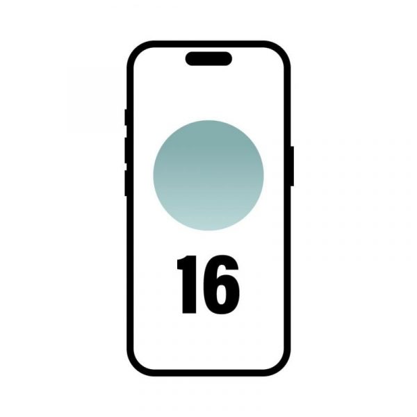 Smartphone Apple iPhone 16 256GB/ 6.1"/ 5G/ Verde Azulado