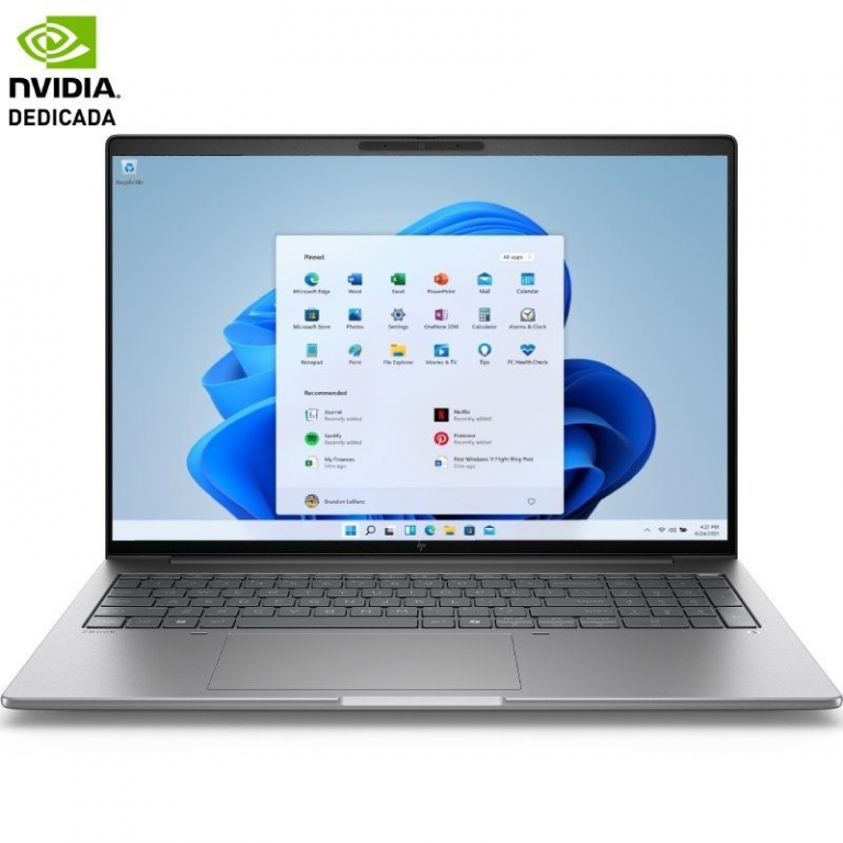 Portátil Workstation HP ZBook 8 G1i Intel Core Ultra 9-285H/ 64GB/ 1TB SSD/ Nvidia RTX 500 Ada/ 16" Táctil/ Win11 Pro