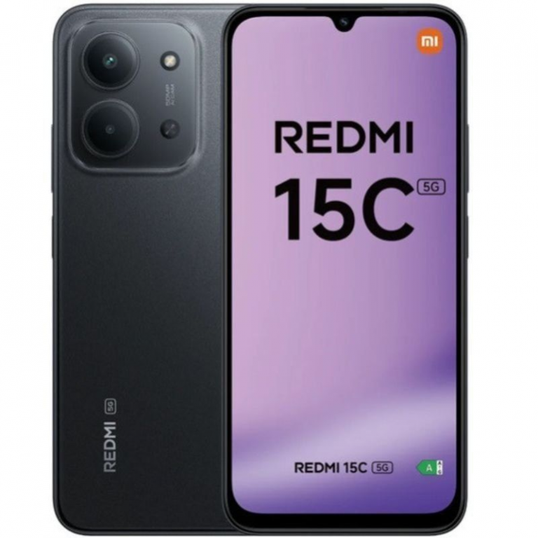 Smartphone Xiaomi Redmi 15C 4GB/ 128GB/ 6.9"/ 5G/ Negro